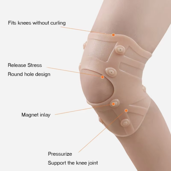 1Pcs Compression Sleeves Joint Pain Arthritis Pain Relief Injury Recovery Protector Belt Magnetic Therapy Kneepad Brace Support - Image 4