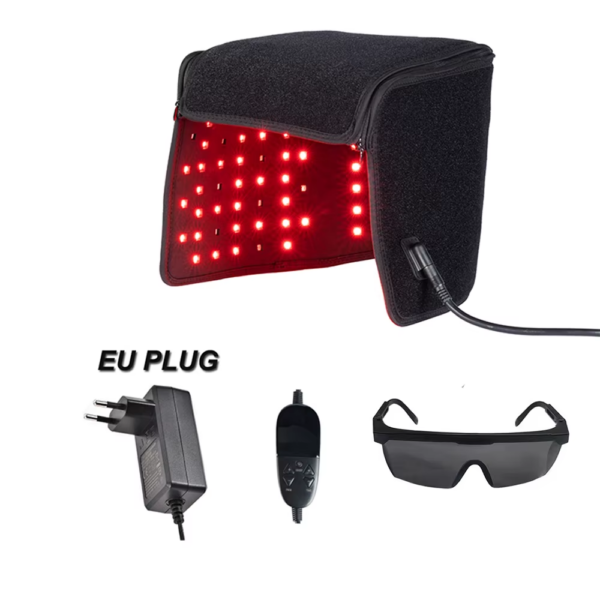 LED Red Light Therapy Hat for Hair Growth Red & Infrared Light Hair Growth Cap for Hair Loss Promote Hair Fast Regrow Care Cap - Image 8