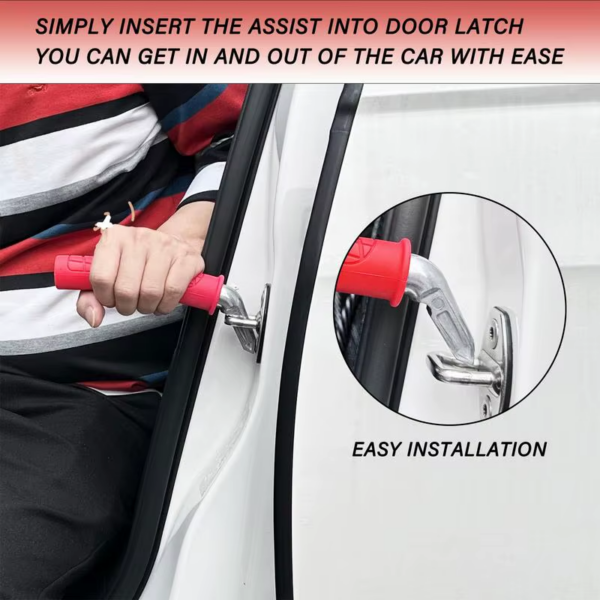 Car Handle Assist Support Car Door Assist Handle for Seniors Portable Anti-Slip Comfort Disabled Car Door Cane Easy to Get Out - Image 6
