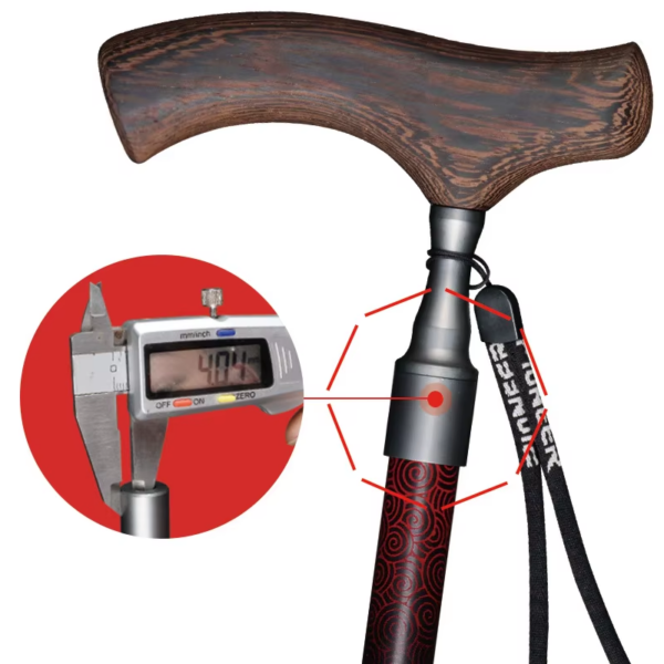Adjustable Telescopic Canes Walking Sticks Easy Grip Handle for Arthritis Seniors Disabled and Elderly Best Mobility Aids Cane - Image 3