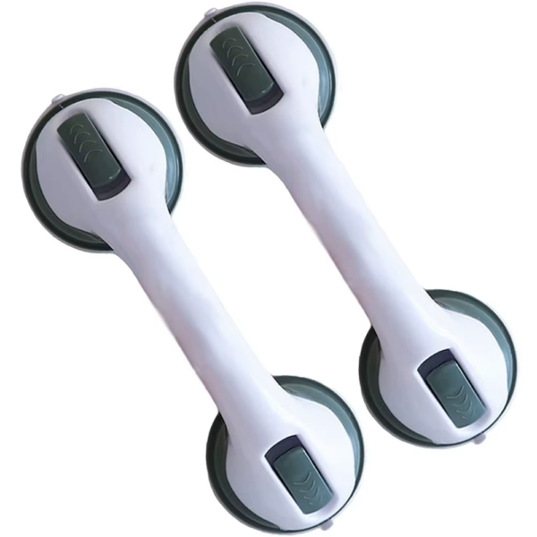 New Shower Handle Grab Bars Ultra Grip Dual Locking Safety Suction Cups Helping Handle anti Slip Support for Toilet Bathroom - Image 2
