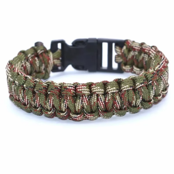 Men Multi-Function Paracord Adjustable Survival Bracelet Outdoor Camping Rescue Emergency Rope Bracelets