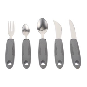 Elderly Utensils Adaptive Built Cutlery up Bendable Spoon Handicapped People Fork Elderly Set Parkinsons Non Handle Silverware