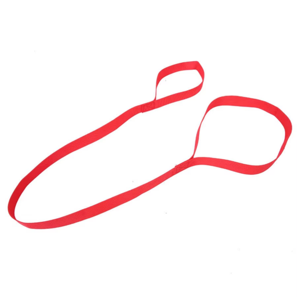 Red Leg Lifting Strap Leg Lifting Belt Bed Wheelchair Foot Lifting Moving Aid Helper Band for Injuries Elderly Disabled Patients - Image 4