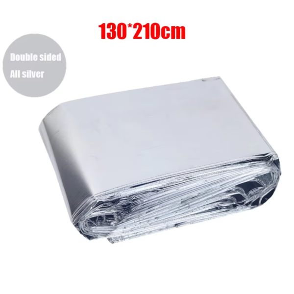 Emergency Blanket Outdoor Survive First Aid Rescue Kit Windproof Waterproof Foil Thermal Blanket for Camping Hiking - Image 10