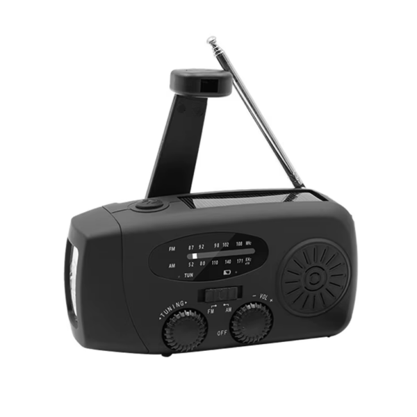 Emergency Portable Radio 2000Mah Solar Hand Crank Cell Phone Charger AM/FM Radio LED Flashlight Outdoor Indoor Light Night - Image 12
