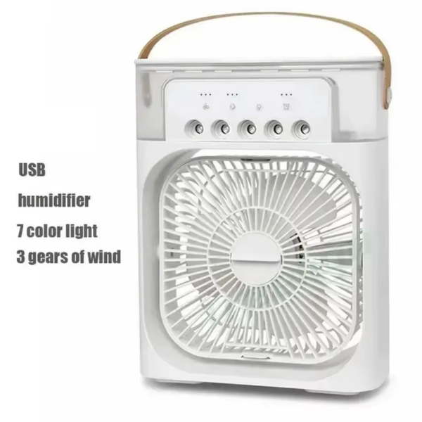 Portable Air Conditioner Fan Household Hydrocooling Water Mist Cooler Portable Air Adjustment for Office 3 Speed Fan - Image 10