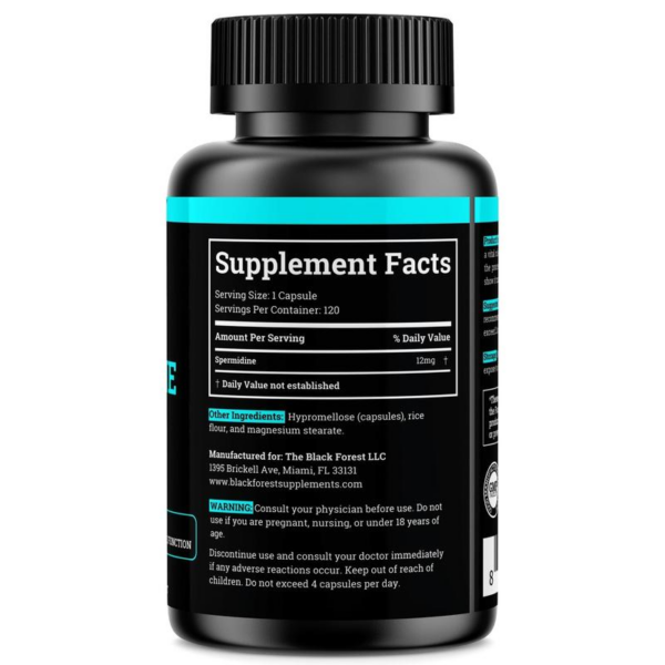Spermidine 1440MG | 12MG per Capsule | 4 Month Supply Healthcare Natural - Image 8