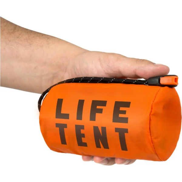 Life Tent Emergency Survival Shelter 2 Person Emergency Tent 2.4*1.5M Survival Tent Emergency Shelter with Whistle & Paracord - Image 2