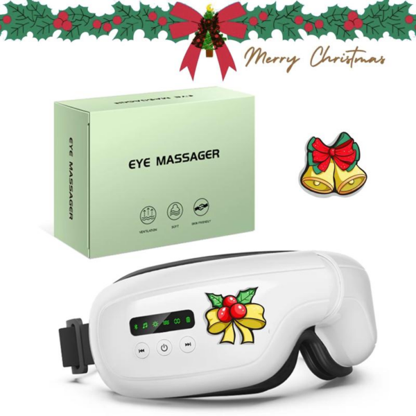 Smart Eye Mask, Upgrade Eye Massager with Heat Compression, Heated Eye Massager Mask with Bluetooth Music,Eye Care Device, Reduce Eye Strain, Birthday Gifts for Mom/Dad, Christmas Gifts - Image 8
