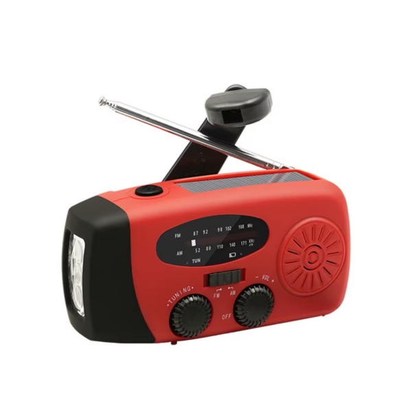 Emergency Portable Radio 2000Mah Solar Hand Crank Cell Phone Charger AM/FM Radio LED Flashlight Outdoor Indoor Light Night - Image 13