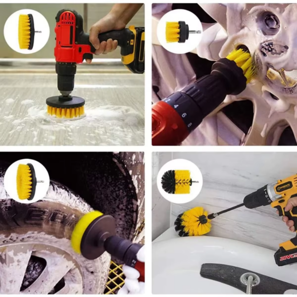 ZOPOSON New Car Cleaning Kit Scrubber Drill Detailing Brush Set Air Conditioner Vents Towel Polisher Car Auto Detailing Tools - Image 6