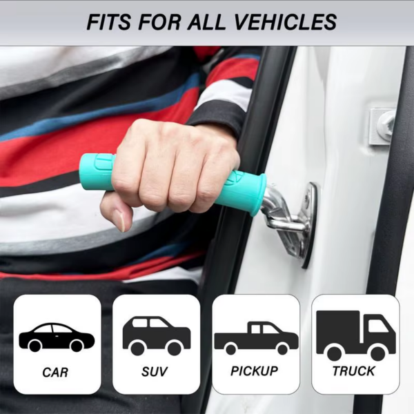 Car Handle Assist Support Car Door Assist Handle for Seniors Portable Anti-Slip Comfort Disabled Car Door Cane Easy to Get Out - Image 3