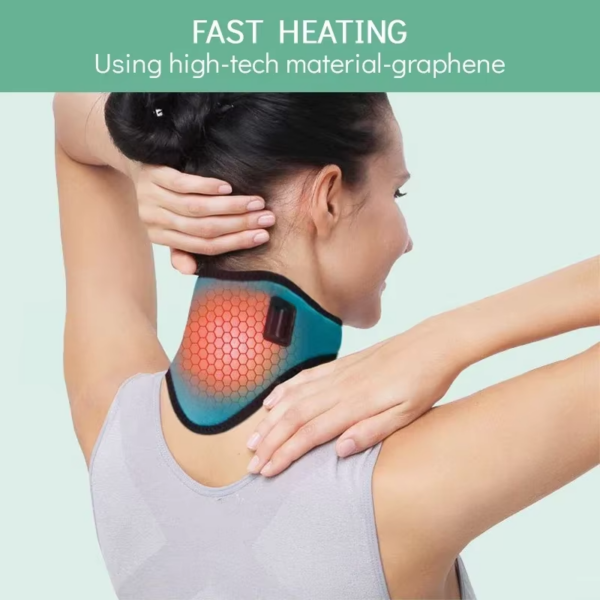 Electric Heating Neck Brace Spontaneous Heating Massager Cervical Vertebra Therapy Reliever Neck Pain Relieve Health Care Tool - Image 3