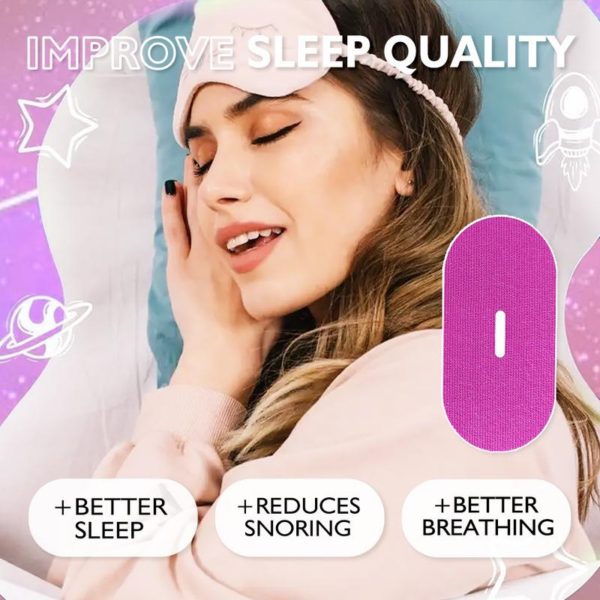Anti-Snoring Sleep Mouth Tape, Breathable Mouth Patches for Night Sleep, Comfortable Body Care Product, Ideal Birthday Gift - Image 5