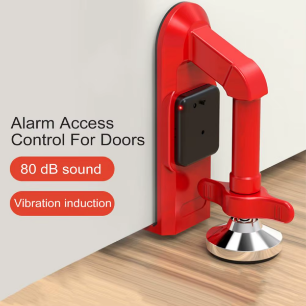 Portable Door Security Device Travel Security Door Stopper Travel Security Door Lock with Alarm for Home Hotel for Women - Image 3