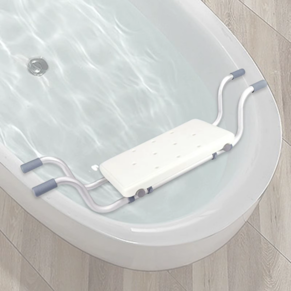 Bath Bench Adjustable up to 130Kg Weight Bath Seat Shower Chair Pad Bath Board for Handicap Disabled Elderly Fits Most Bathtubs - Image 2