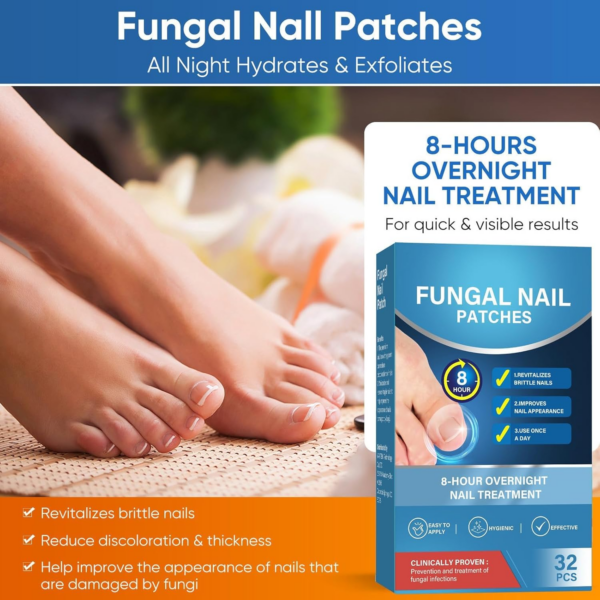 Nāgělpīlz Pflaster, Zehennagel Behandlung, Schnell Und Einfache Effektiv Nagelreparatur Linderung Für Beschädigte Nägel Und Das Erscheinungsbild Verfärbter Nägel - Image 4