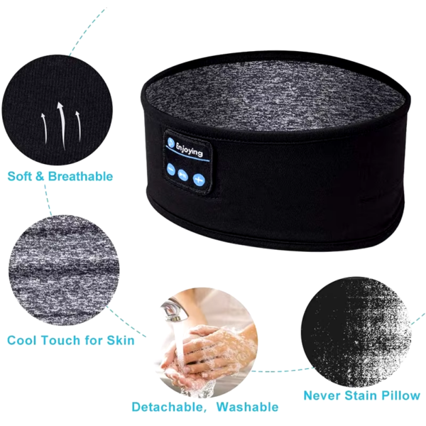 Original Wireless Bluetooth Headset Sports Sleep Headband Eye Mask Fone Bluetooth Earphones Air Pro Earbuds Wireless Headphones - Image 6