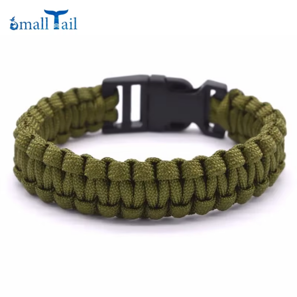 Men Multi-Function Paracord Adjustable Survival Bracelet Outdoor Camping Rescue Emergency Rope Bracelets - Image 2