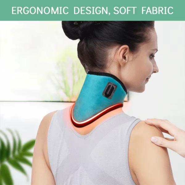 Electric Heating Neck Brace Spontaneous Heating Massager Cervical Vertebra Therapy Reliever Neck Pain Relieve Health Care Tool - Image 7