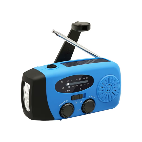 Emergency Portable Radio 2000Mah Solar Hand Crank Cell Phone Charger AM/FM Radio LED Flashlight Outdoor Indoor Light Night - Image 14