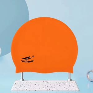 Waterproof Ear Protector with No Wut Head Silicone High Quality Swimming Cap for Children and Adults