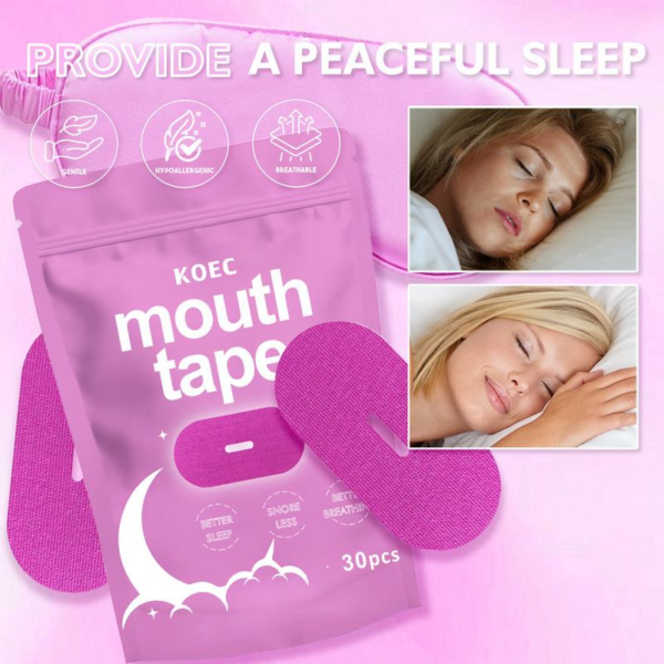 Anti-Snoring Sleep Mouth Tape, Breathable Mouth Patches for Night Sleep, Comfortable Body Care Product, Ideal Birthday Gift - Image 4