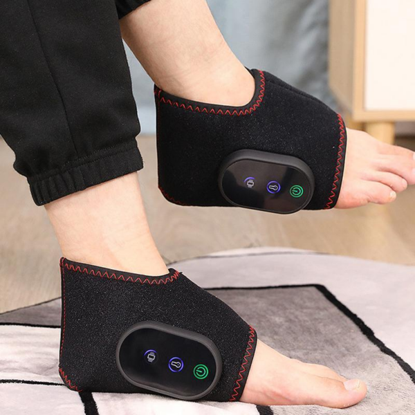 Al-Adha Electric Heated Foot Massager, 2 Counts Electric Warmer, Foot Massage Machine, Heated Foot Massage Tool for Men & Women, Foot Spa Machine, Men Gifts, Valentine'S Day Gift