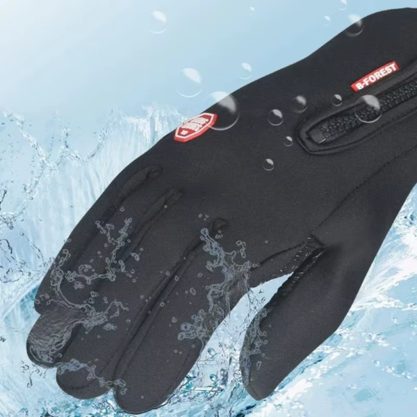 Winter Gloves for Men Waterproof Windproof Cold Gloves Snowboard Motorcycle Riding Driving Warm Touchscreen Zipper Glove - Image 4
