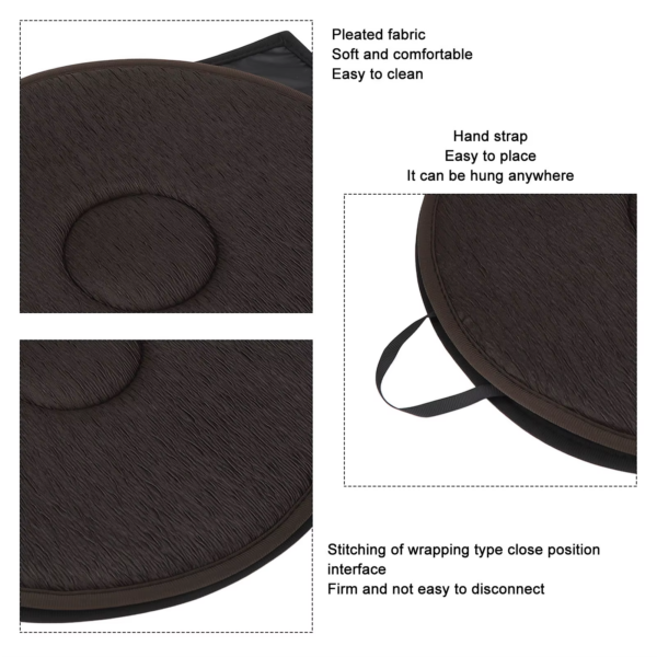Swivel Seat Cushion Double Layer Washable 360 Degree Rotating Seat Cushion for Elderly Patients Disabled Pads Health Care - Image 2