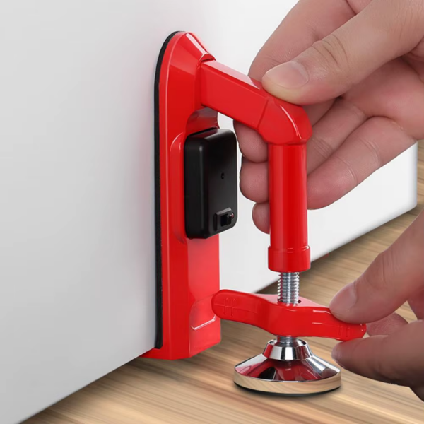 Portable Door Security Device Travel Security Door Stopper Travel Security Door Lock with Alarm for Home Hotel for Women - Image 2