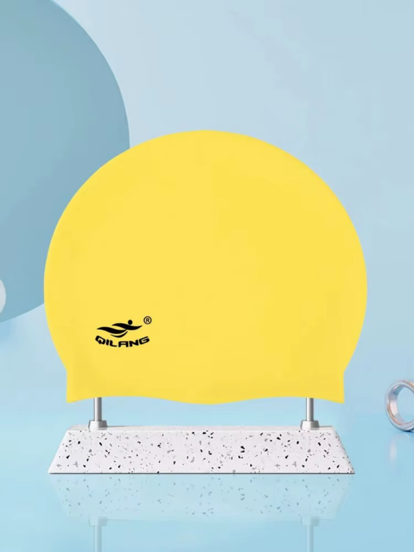 Waterproof Ear Protector with No Wut Head Silicone High Quality Swimming Cap for Children and Adults - Image 12