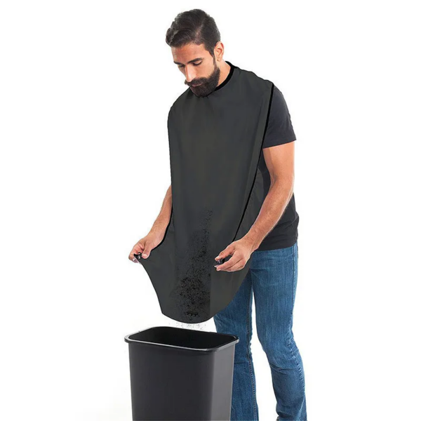 Male Shaving Apron Beard Catcher Cape Care Bib Face Shaved Hair Adult Bibs Shaver Cleaning Hairdresser for Man Clean Apron Gift - Image 5