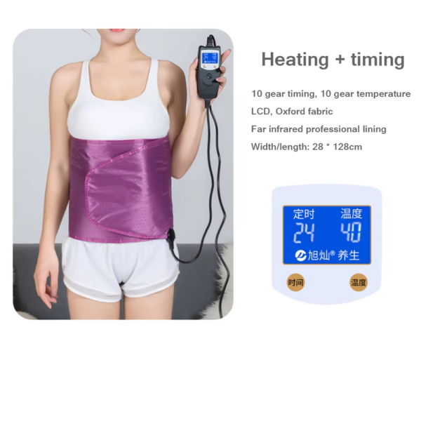 Far Infrared Heating Slimming Belt Waist Protection Warm Uterut Sauna Fat Burner Weight Loss for Women & Men EU US Plug - Image 7