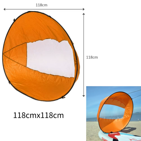 Foldable Kayak Wind Sail Folding Kayak Downwind Wind Paddle Sailing SUP Paddle Board Sail Canoe Inflatable Boat SUP Accessories - Image 12