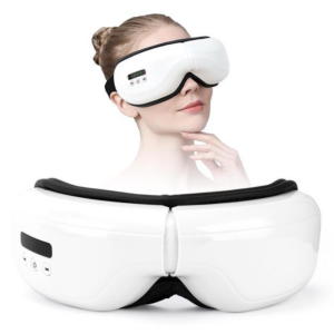 Smart Eye Mask, Upgrade Eye Massager with Heat Compression, Heated Eye Massager Mask with Bluetooth Music,Eye Care Device, Reduce Eye Strain, Birthday Gifts for Mom/Dad, Christmas Gifts