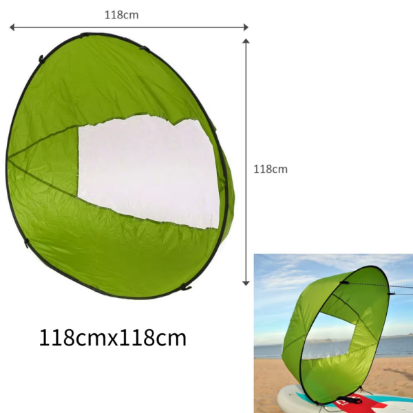 Foldable Kayak Wind Sail Folding Kayak Downwind Wind Paddle Sailing SUP Paddle Board Sail Canoe Inflatable Boat SUP Accessories