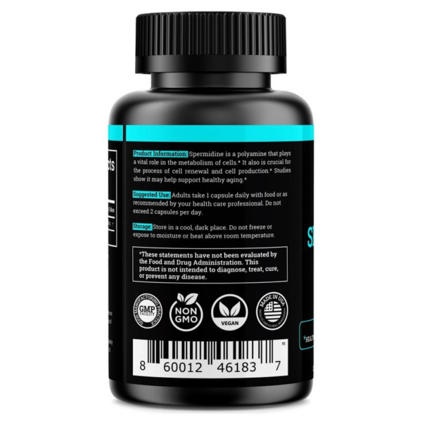 Spermidine 1440MG | 12MG per Capsule | 4 Month Supply Healthcare Natural - Image 9