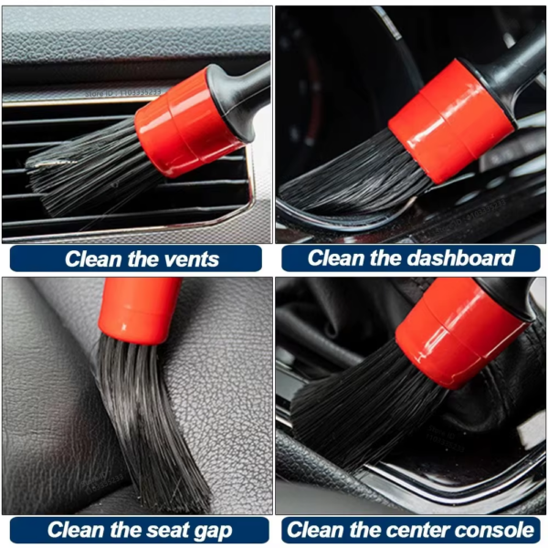 ZOPOSON New Car Cleaning Kit Scrubber Drill Detailing Brush Set Air Conditioner Vents Towel Polisher Car Auto Detailing Tools - Image 4