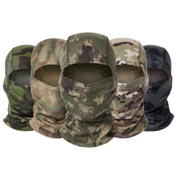 Multicam Tactical Balaclava Full Face Mask Shield Cover Cycling Airsoft Hunting Hat Camouflage Balaclava Scarf - Image 2