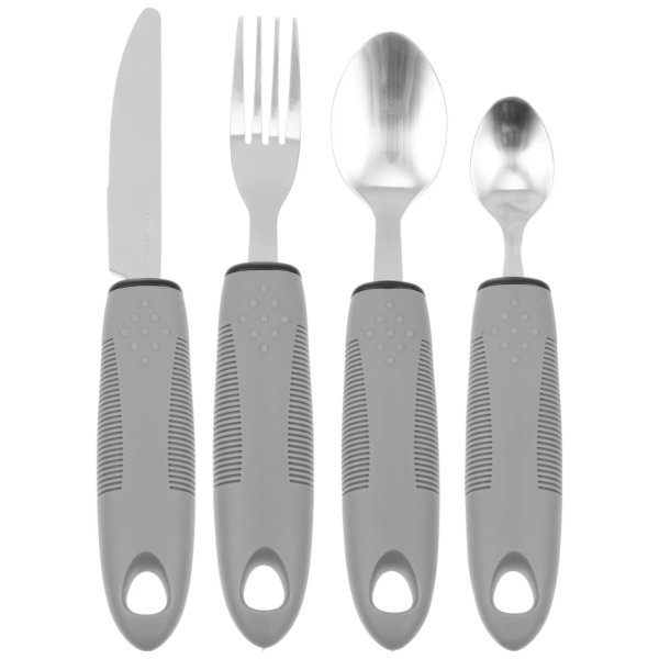 Elderly Utensils Adaptive Built Cutlery up Bendable Spoon Handicapped People Fork Elderly Set Parkinsons Non Handle Silverware - Image 8
