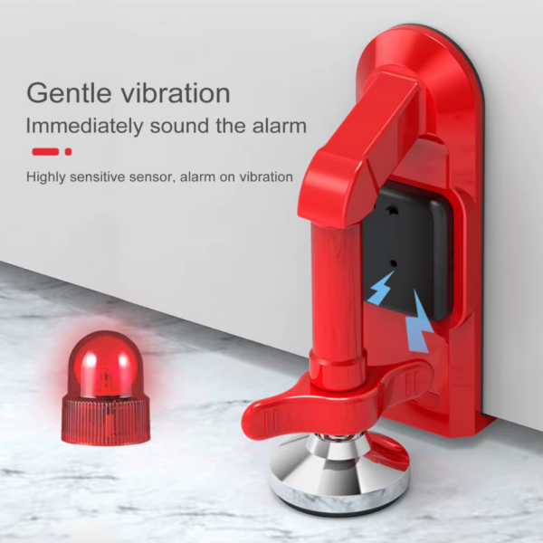Portable Door Security Device Travel Security Door Stopper Travel Security Door Lock with Alarm for Home Hotel for Women - Image 6