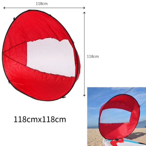 Foldable Kayak Wind Sail Folding Kayak Downwind Wind Paddle Sailing SUP Paddle Board Sail Canoe Inflatable Boat SUP Accessories - Image 11
