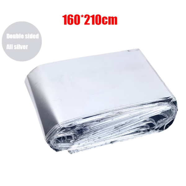 Emergency Blanket Outdoor Survive First Aid Rescue Kit Windproof Waterproof Foil Thermal Blanket for Camping Hiking - Image 8