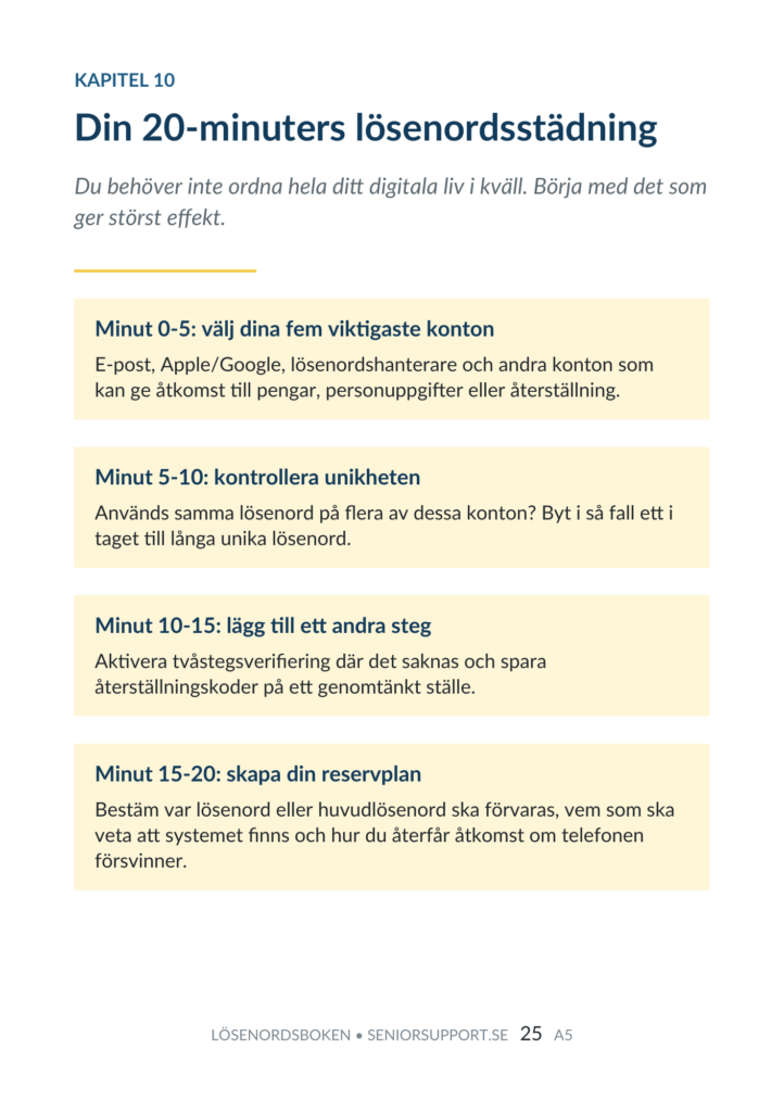 Lösenordsboken för seniorer losenordsboken provsida 2 20 minuters stadning