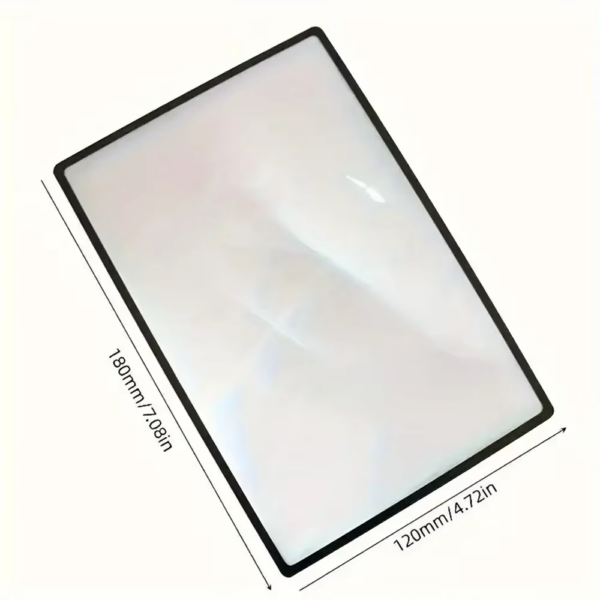 Full Page Large Sheet Magnifier Magnifying Glass Reading Aid Glass Page Magnifying Lens Reading Magnifier - Bild 4