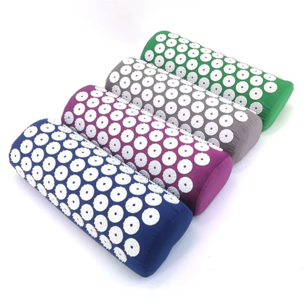 Massager Cushion Massage Yoga Mat Acupressure Relieve Pain Stress Back Body Pain Spike Mat Acupuncture Mat and Pillow Set - Bild 4