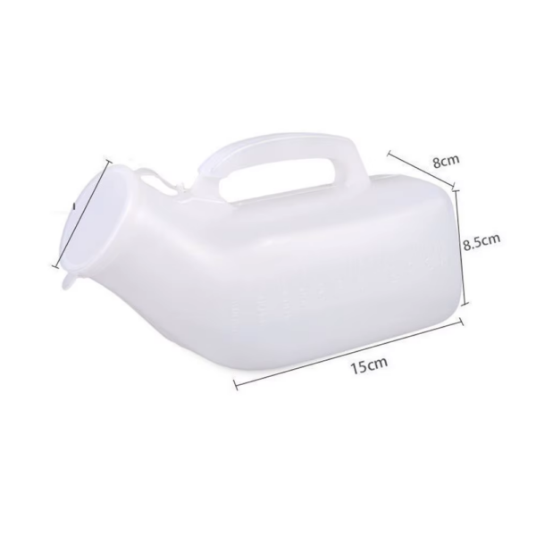 Portable Men Mobile 1200Ml Toilet Car Travel Camp Urine Pee Handle Urinal Storage Urinary Bottle Disability Old Man Helper - Bild 9