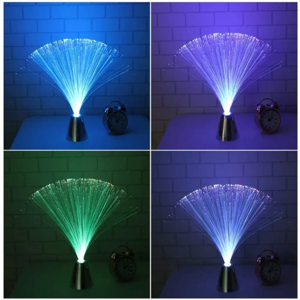 Multicolor LED Fiber Optic Lamp Light Interior Decoration Starry Sky Holiday Wedding Lamp LED Night Light Lamp Furnishing - Bild 5